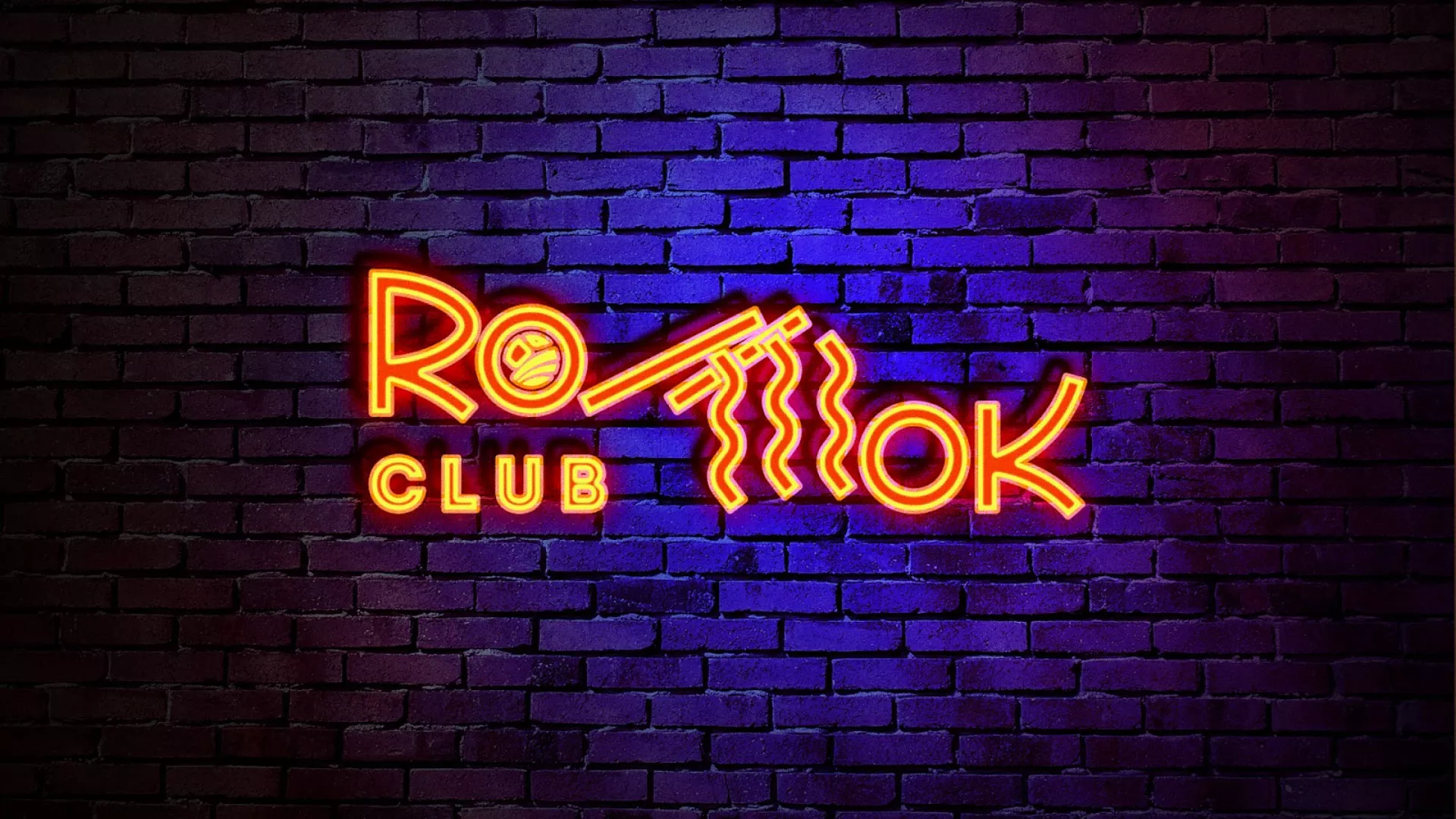 Разработка интерьерной вывески суши-бара «Roll Wok Club» в Кондрово